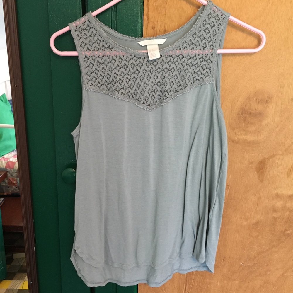 H&M tank top with lace